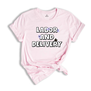 Labor and Delivery Nurse Halloween Shirt, LD Nurse Halloween Nurse Shirt, Labor and Delivery Spooky L&D Squad Hospital Tshirt
