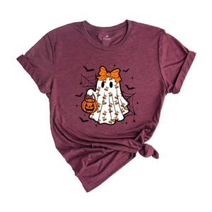 Lace Ghost Coquette Ghost Shirt, Gift For Halloween Shirt, Ghost Lacey Ghost T-shirt, Halloween Shirt