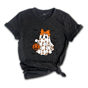 Lace Ghost Coquette Ghost Shirt, Gift For Halloween Shirt, Ghost Lacey Ghost T-shirt, Halloween Shirt
