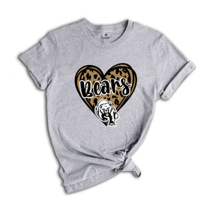 Leopard Bears Team Mascot Shirt, Bears Team Shirt, Bears Fan Shirt, Bears Mascot Shirt, Bears Team Spirit, Bears Fan Tee