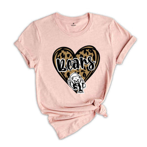 Leopard Bears Team Mascot Shirt, Bears Team Shirt, Bears Fan Shirt, Bears Mascot Shirt, Bears Team Spirit, Bears Fan Tee