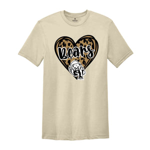 Leopard Bears Team Mascot Shirt, Bears Team Shirt, Bears Fan Shirt, Bears Mascot Shirt, Bears Team Spirit, Bears Fan Tee