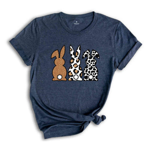 Leopard Easter Bunny Shirt, Bunny Lover Shirt, Easter Party Shirt, Easter Bunny Shirt, Happy Easter 2025 Shirt, Cute Easter Shirt