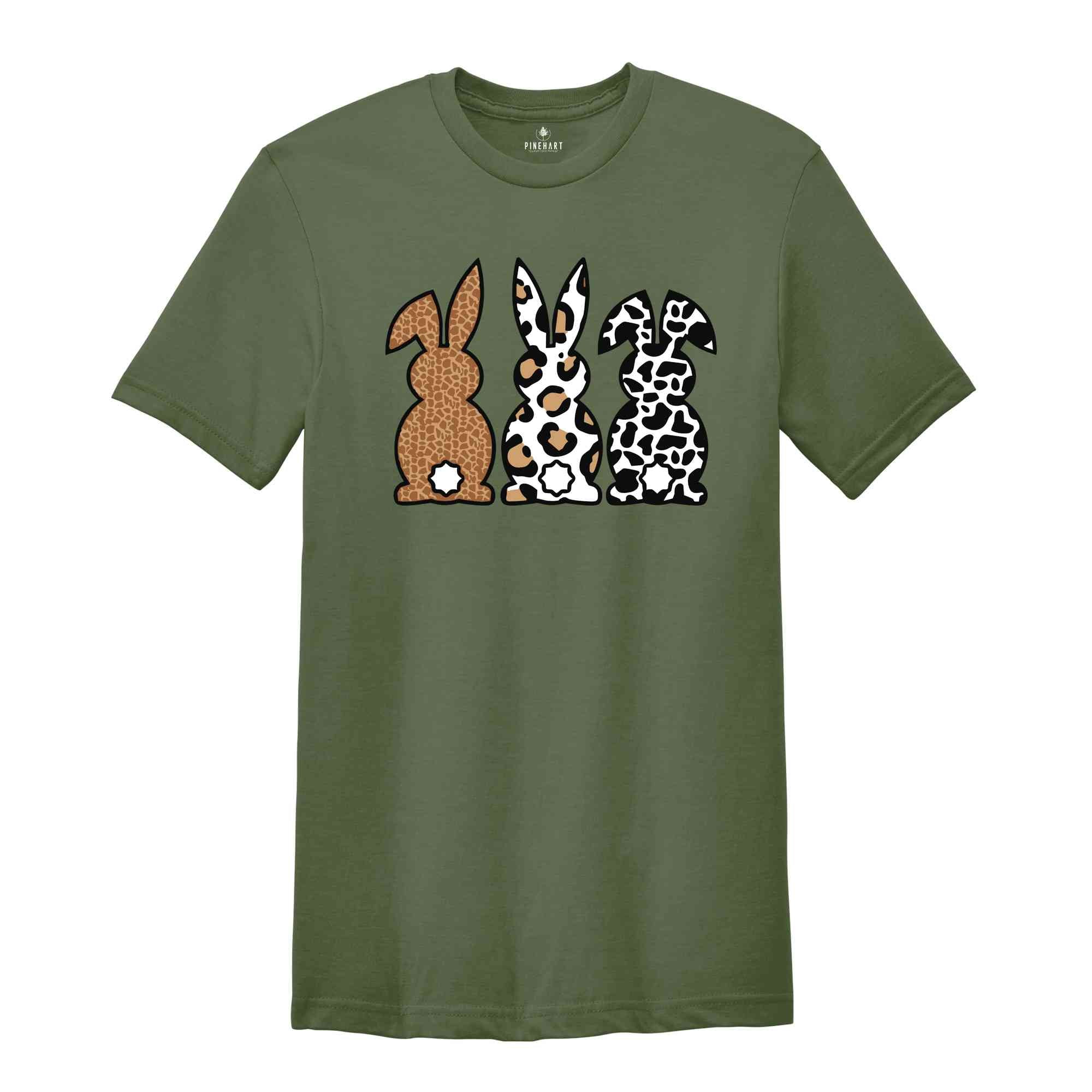 Leopard Easter Bunny Shirt, Bunny Lover Shirt, Easter Party Shirt, Easter Bunny Shirt, Happy Easter 2026 Shirt, Cute Easter Shirt