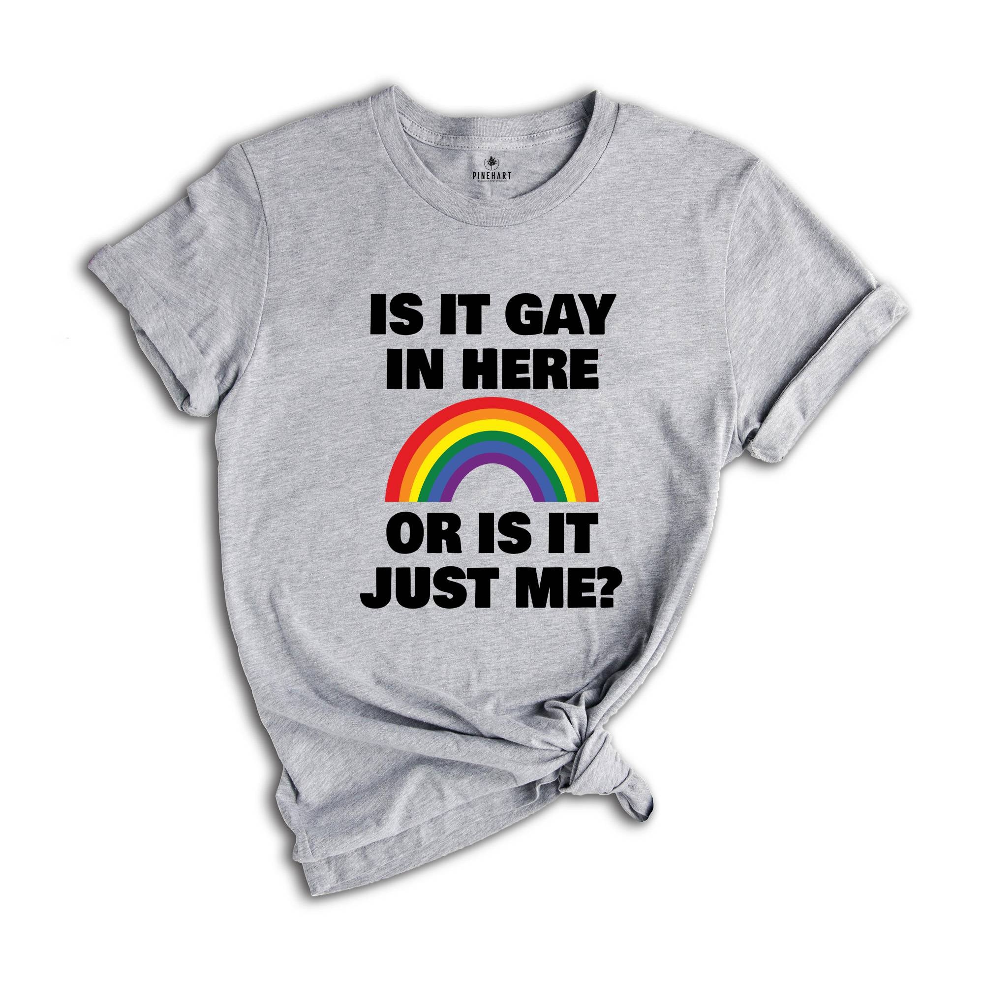 LGBT Shirt, Is It Gay In Here Shirt, LGBT Flag Shirt, Bisexual Shirt, LGBT Sweatshirt, Lesbian Shirts, Rainbow Shirt, Queer Shirt, Gay Pride