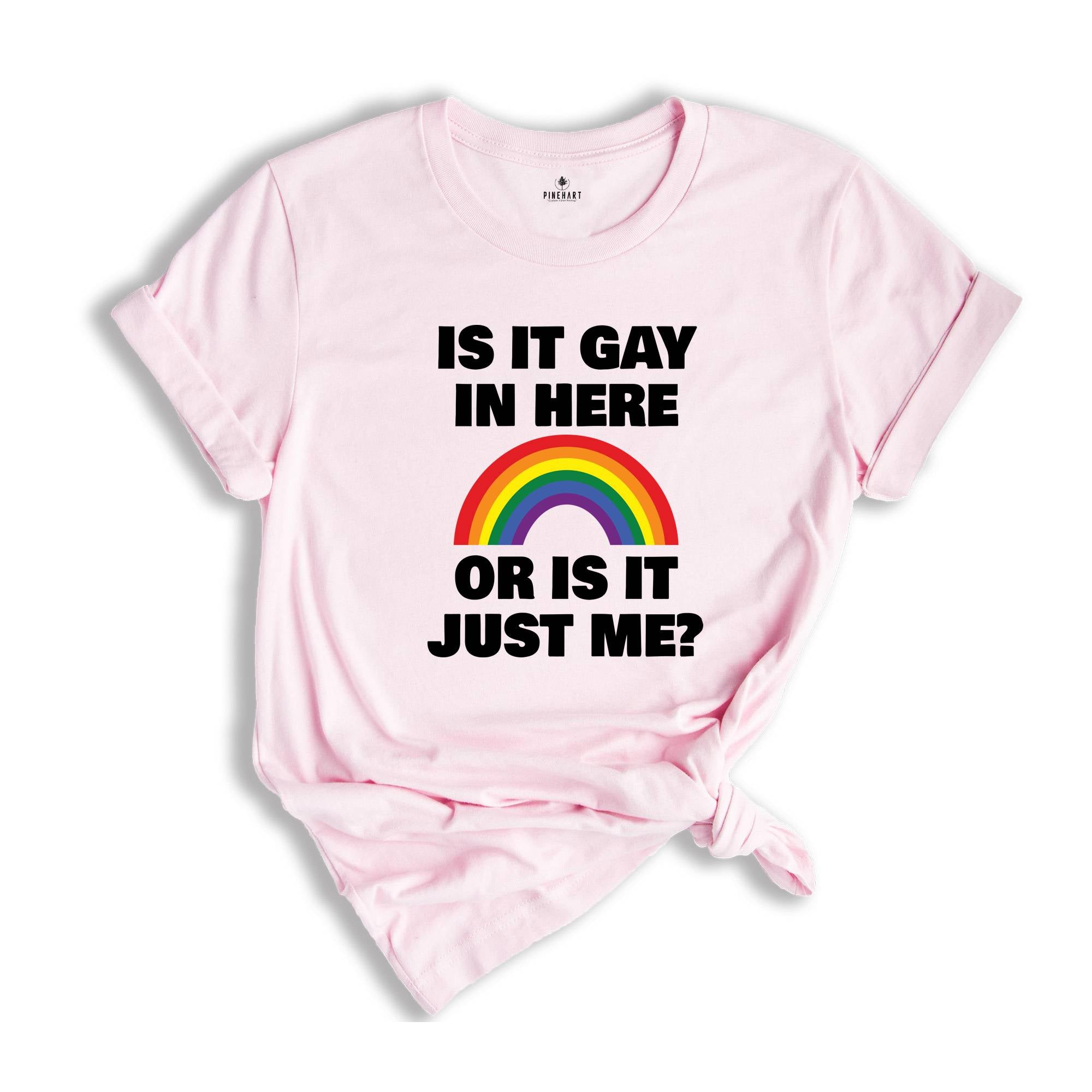 LGBT Shirt, Is It Gay In Here Shirt, LGBT Flag Shirt, Bisexual Shirt, LGBT Sweatshirt, Lesbian Shirts, Rainbow Shirt, Queer Shirt, Gay Pride