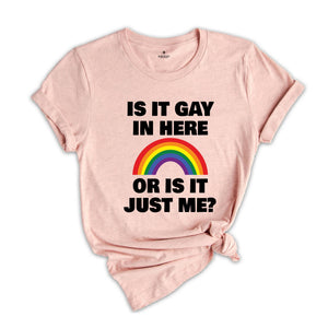 LGBT Shirt, Is It Gay In Here Shirt, LGBT Flag Shirt, Bisexual Shirt, LGBT Sweatshirt, Lesbian Shirts, Rainbow Shirt, Queer Shirt, Gay Pride