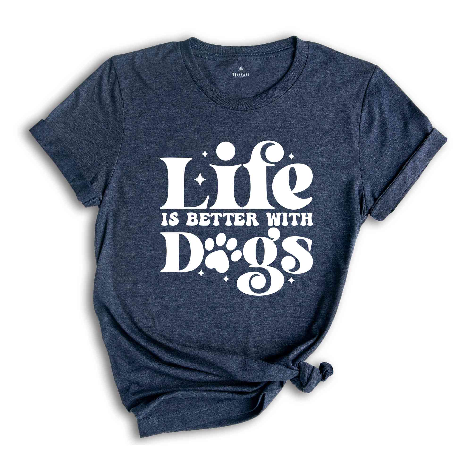 Life Is Better With Dogs Shirt, Mom Shirt, Dog Mom Shirt, Retro Shirt, Boy Mom Shirt, Mom Gift, Dogs Lover Shirt