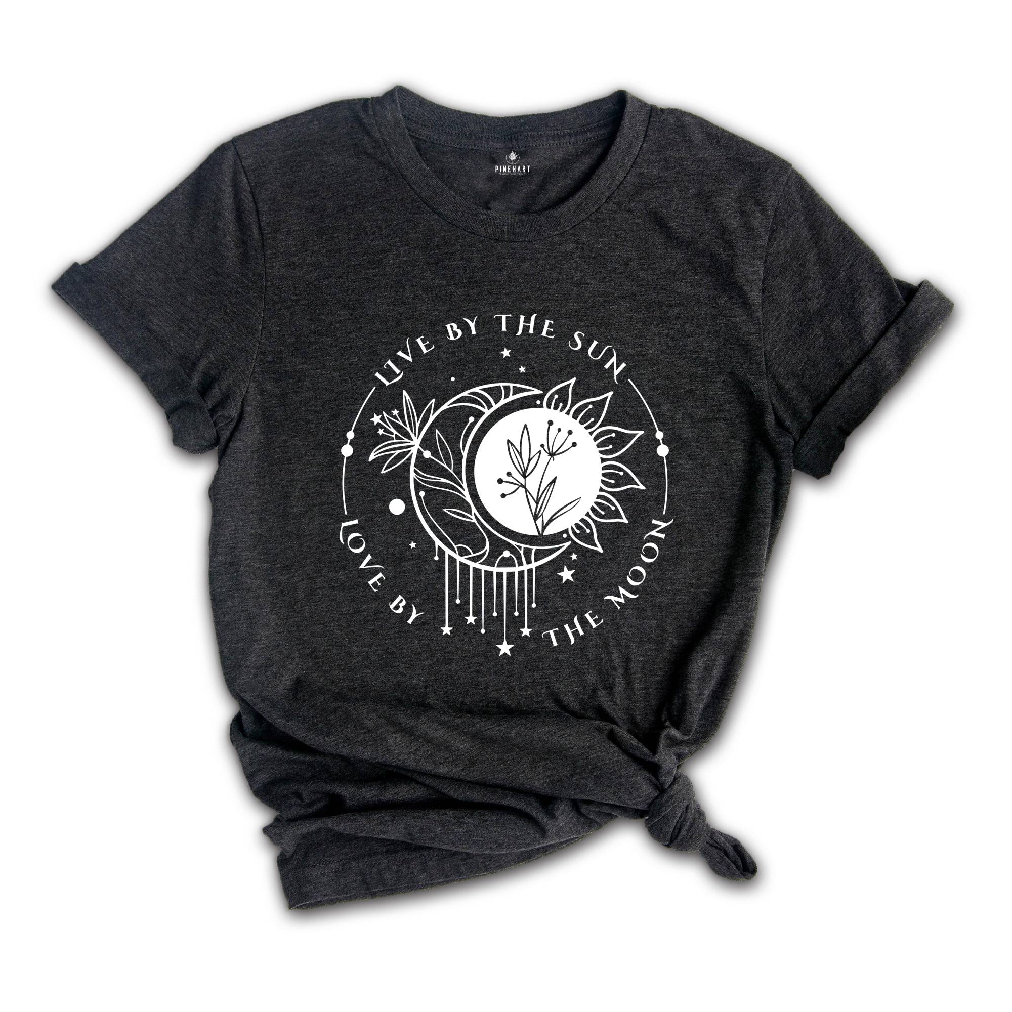 Live By The Sun Love By The Moon Shirt, Celestial Tee, Mystical Shirt, Moon Shirt, Sun Shirt, Moon Lover Tee, Star Shirt