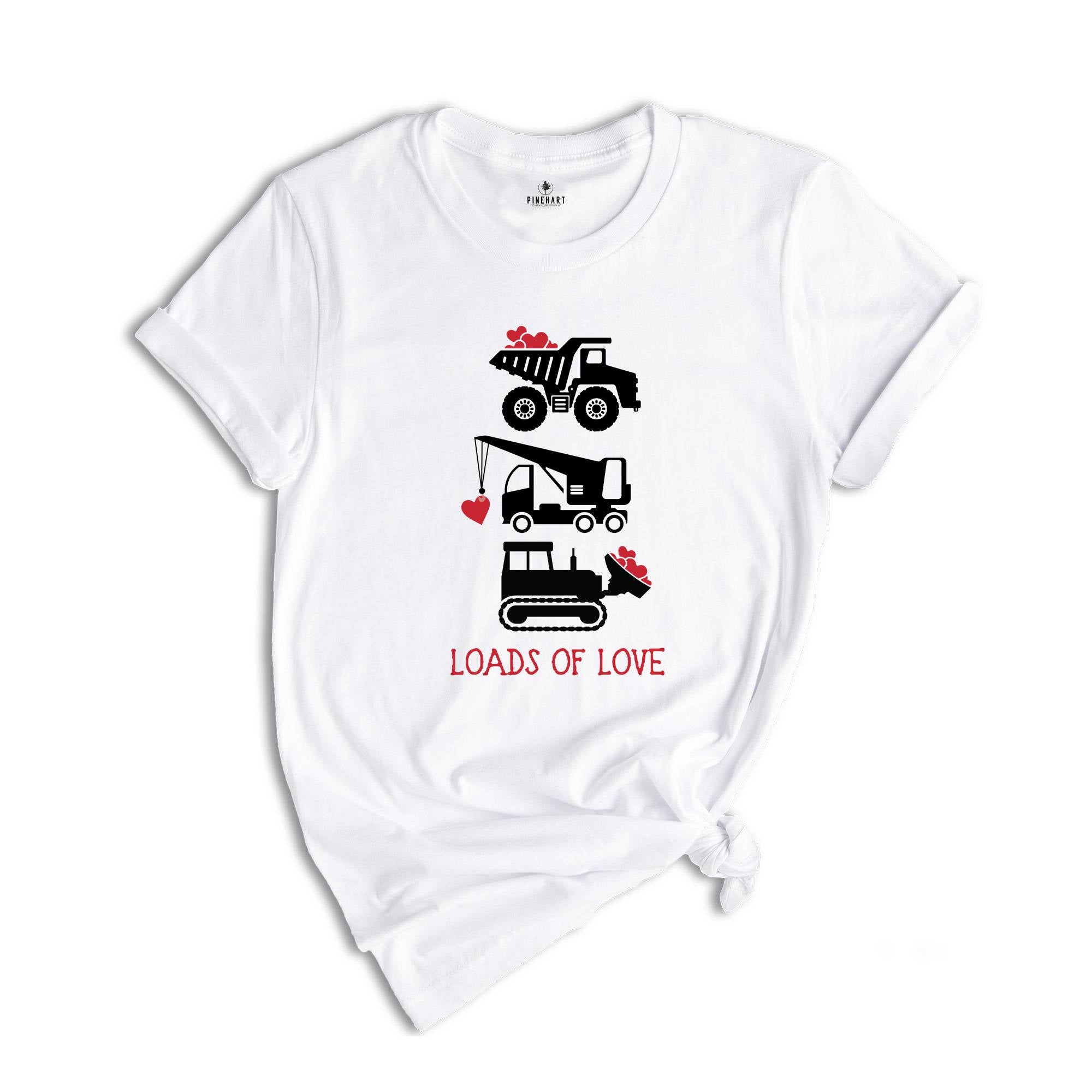 Loads Of Love Special Delivery Shirt, Love Truck Tee, Cute Valentines Day Tshirt, Valentines Day Gift, Matching Couple Shirt