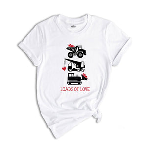 Loads Of Love Special Delivery Shirt, Love Truck Tee, Cute Valentines Day Tshirt, Valentines Day Gift, Matching Couple Shirt