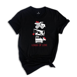 Loads Of Love Special Delivery Shirt, Love Truck Tee, Cute Valentines Day Tshirt, Valentines Day Gift, Matching Couple Shirt