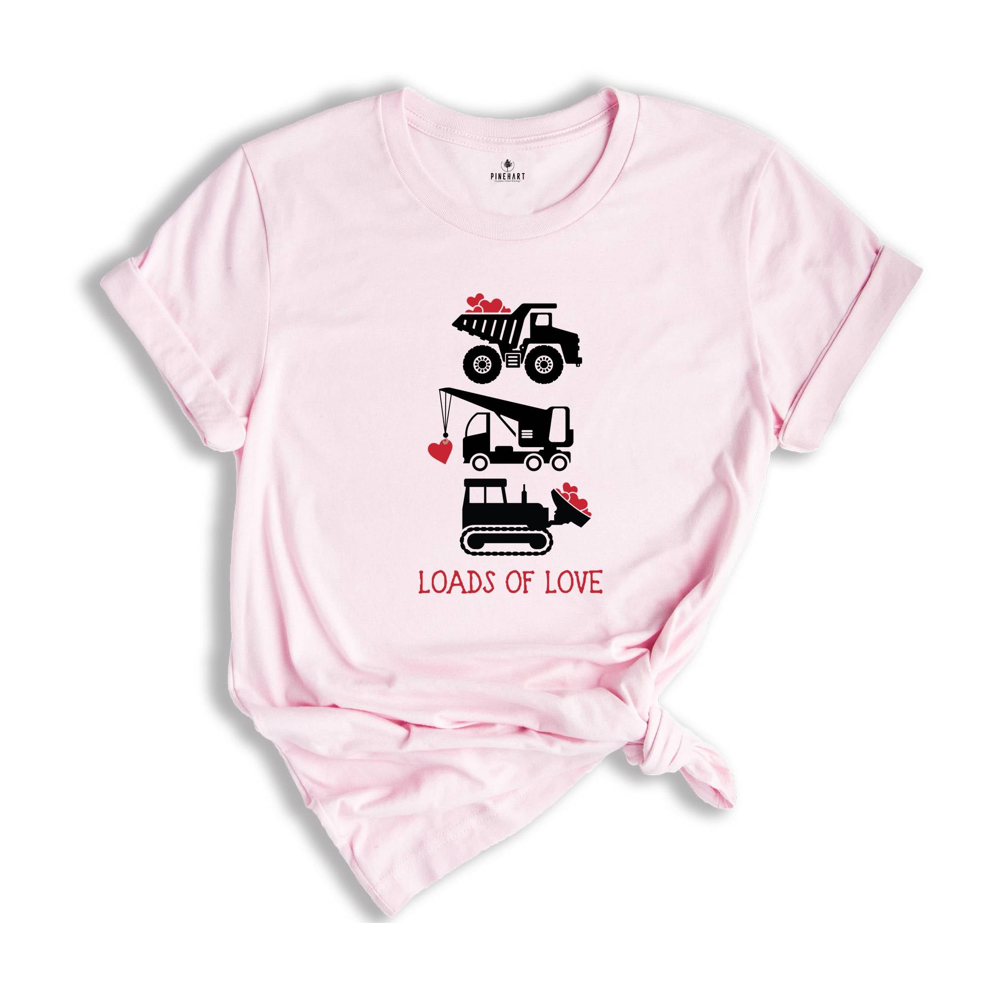 Loads Of Love Special Delivery Shirt, Love Truck Tee, Cute Valentines Day Tshirt, Valentines Day Gift, Matching Couple Shirt
