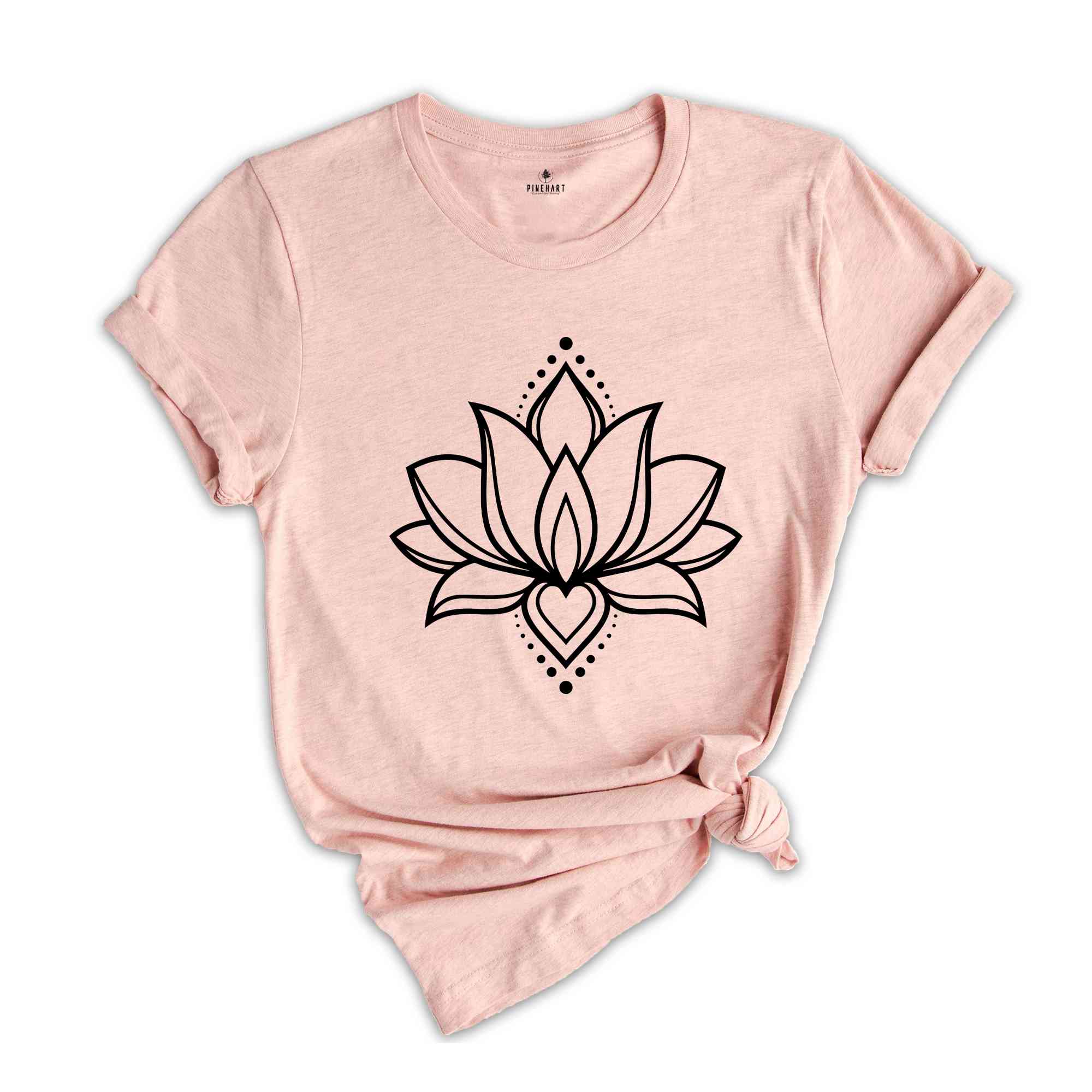 Lotus Flower Shirt, Lotus Tee, Namaste T-Shirt, Mandala Tee, Spiritual Gift, Meditation Shirt, Lotus Flower Gift, Yoga Tee
