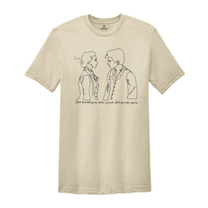 Louisa May Alcott Shirt, Jo and Laurie Little Women Shirt, Jo March, March Sisters Bookish Gifts, Booklover Gift, One Line Art Shirt