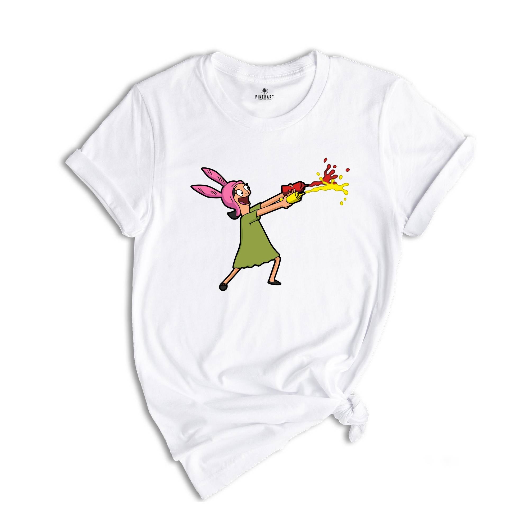 Louise Belcher Shirt, Bob's Burgers Shirt, Bob's Burgers Fan Gift, Funny Cartoon Shirt, Cartoon Lover Gift, Comedy Cartoon Shirt