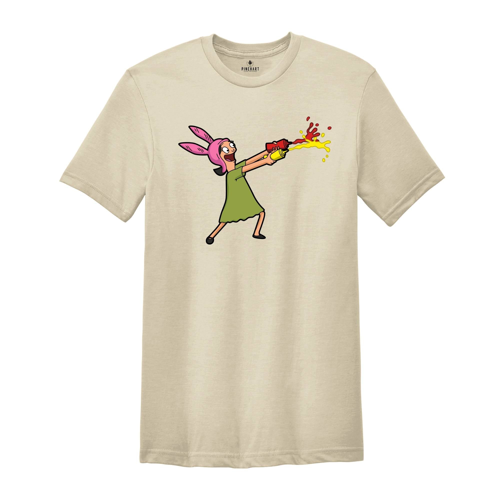 Louise Belcher Shirt, Bob's Burgers Shirt, Bob's Burgers Fan Gift, Funny Cartoon Shirt, Cartoon Lover Gift, Comedy Cartoon Shirt