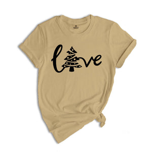 Love Christmas Shirt, Christmas T-Shirt, Christmas Gift, Christmas Love Tee, Christmas Crew Shirt, Xmas Pajamas