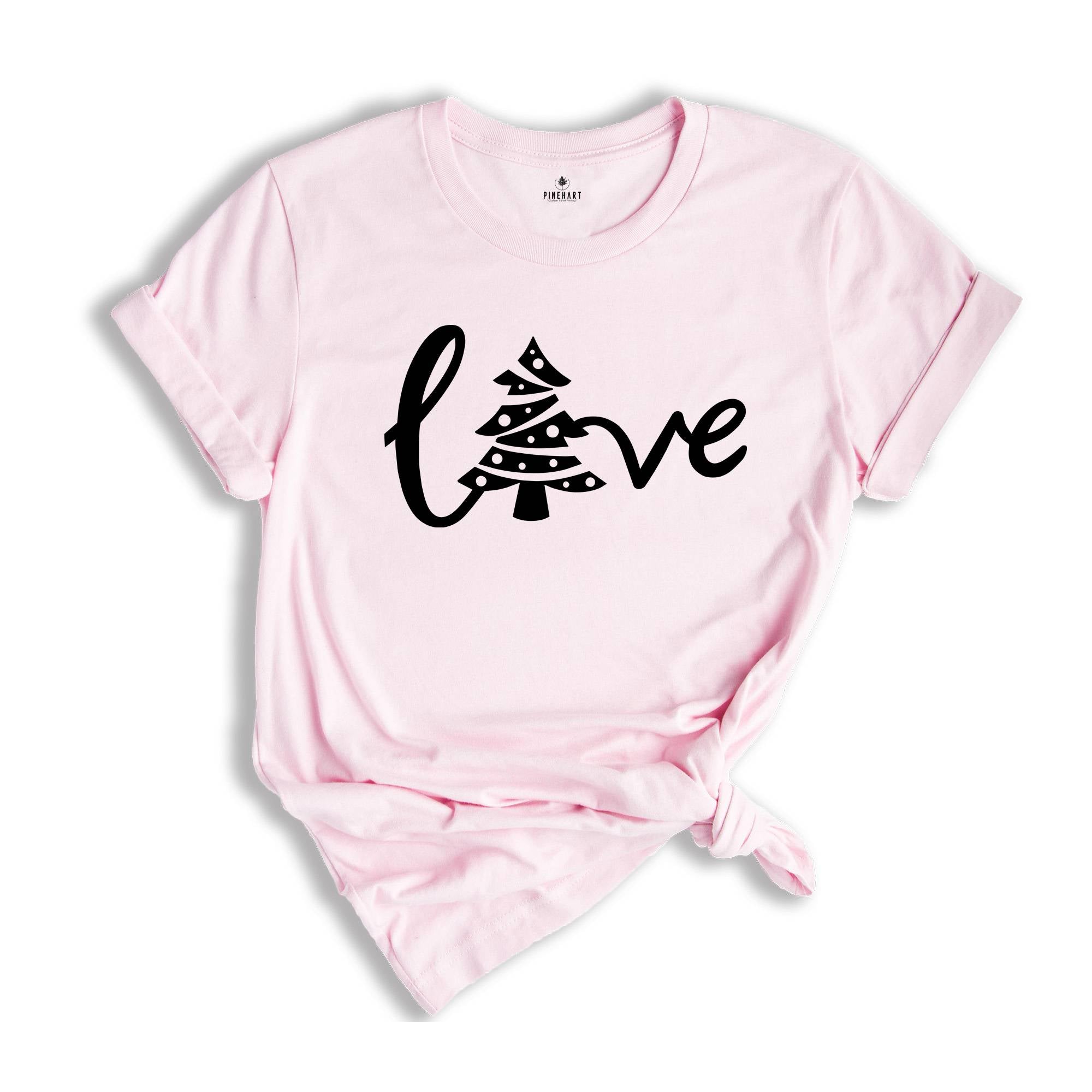 Love Christmas Shirt, Christmas T-Shirt, Christmas Gift, Christmas Love Tee, Christmas Crew Shirt, Xmas Pajamas