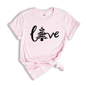Love Christmas Shirt, Christmas T-Shirt, Christmas Gift, Christmas Love Tee, Christmas Crew Shirt, Xmas Pajamas