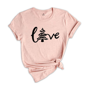 Love Christmas Shirt, Christmas T-Shirt, Christmas Gift, Christmas Love Tee, Christmas Crew Shirt, Xmas Pajamas