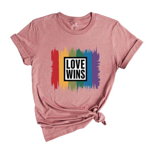 Love Wins Shirt, LGBTQ+ Shirt, Love is Love Shirt,pride rainbow shirt, LGBT Shirt, Pride Shirt,Western Pride Shirt, Equality Shirt