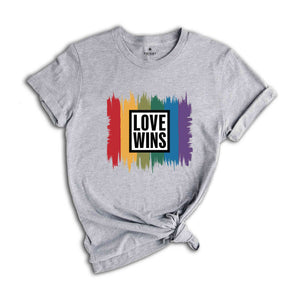 Love Wins Shirt, LGBTQ+ Shirt, Love is Love Shirt,pride rainbow shirt, LGBT Shirt, Pride Shirt,Western Pride Shirt, Equality Shirt