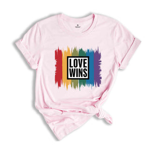 Love Wins Shirt, LGBTQ+ Shirt, Love is Love Shirt,pride rainbow shirt, LGBT Shirt, Pride Shirt,Western Pride Shirt, Equality Shirt