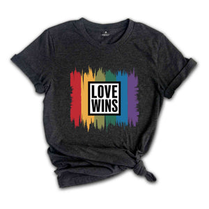Love Wins Shirt, LGBTQ+ Shirt, Love is Love Shirt,pride rainbow shirt, LGBT Shirt, Pride Shirt,Western Pride Shirt, Equality Shirt