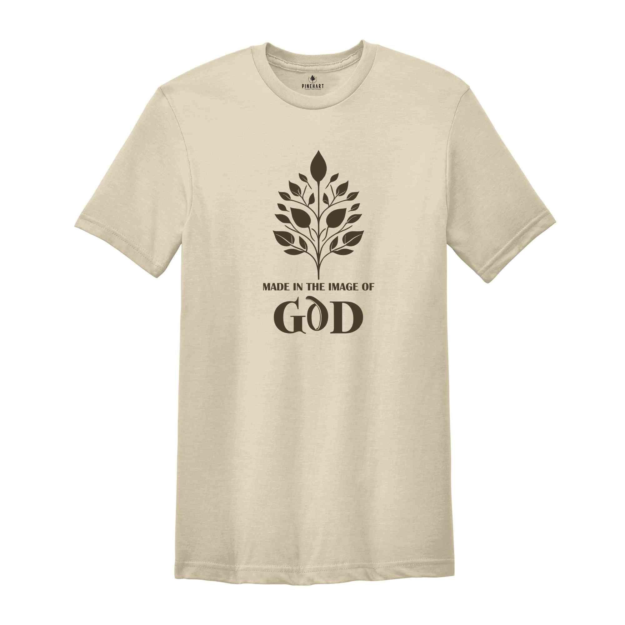Made In The Image Of God Shirt, Christian Shirt, Women's Bible Verse Shirt, Religious Shirt, Faith Shirt