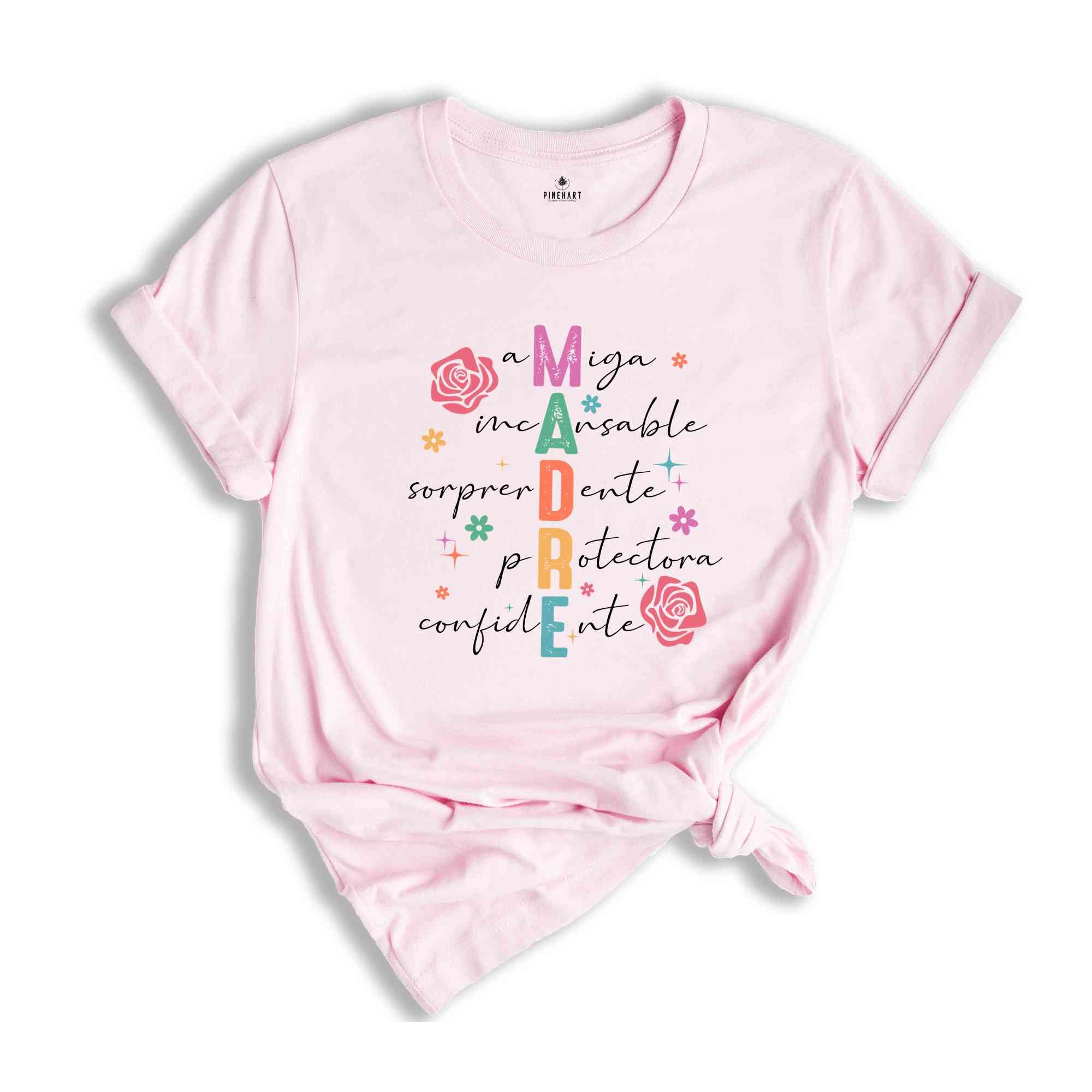 Madre Shirt, Madre Definition Shirts, Latina Mom Shirt, Mother's Day Gift, Latina Mama Dia De Las Madres Shirt, Spanish Mother Tee