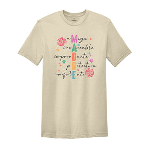Madre Shirt, Madre Definition Shirts, Latina Mom Shirt, Mother's Day Gift, Latina Mama Dia De Las Madres Shirt, Spanish Mother Tee