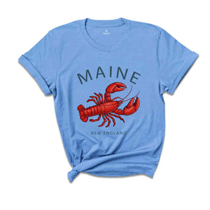 Maine New England Shirt, Home State Shirt, Cool Mom Shirts, Maine Gift, Funny Animal Shirt, Country Shirt, State Shirt