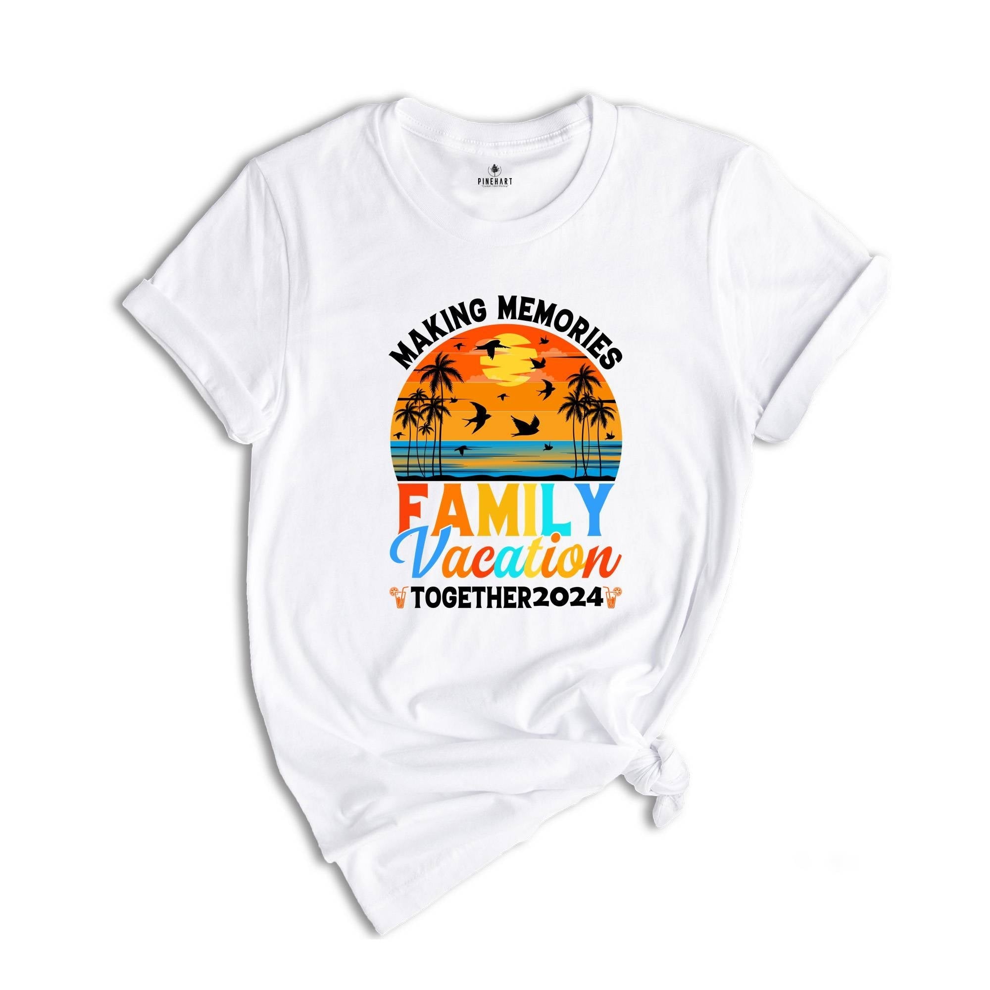Making Memories Family Vacation Together 2024 Shirt, Funny Beach T-Shirt, Cool Hawaii Tees, Family Matching Tee