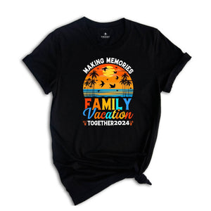 Making Memories Family Vacation Together 2024 Shirt, Funny Beach T-Shirt, Cool Hawaii Tees, Family Matching Tee