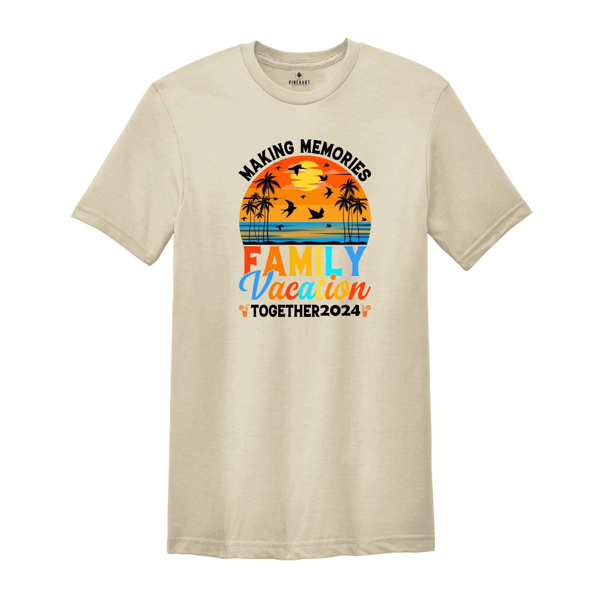 Making Memories Family Vacation Together 2024 Shirt, Funny Beach T-Shirt, Cool Hawaii Tees, Family Matching Tee