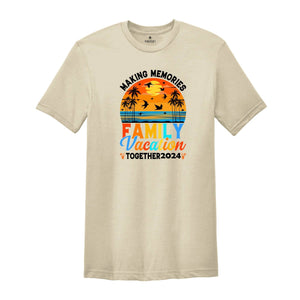Making Memories Family Vacation Together 2024 Shirt, Funny Beach T-Shirt, Cool Hawaii Tees, Family Matching Tee