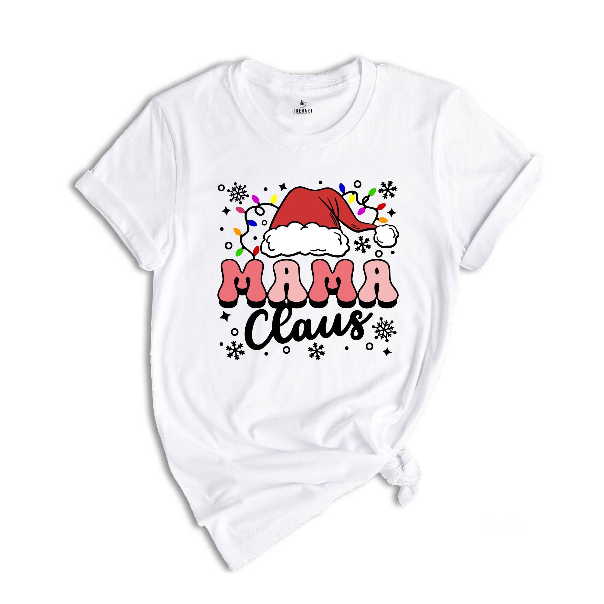 Mama Claus Shirt, Christmas Mom Shirt, Christmas Family Matching T-Shirt, Gift for Mom, Christmas Crew Tee, Christmas Gift