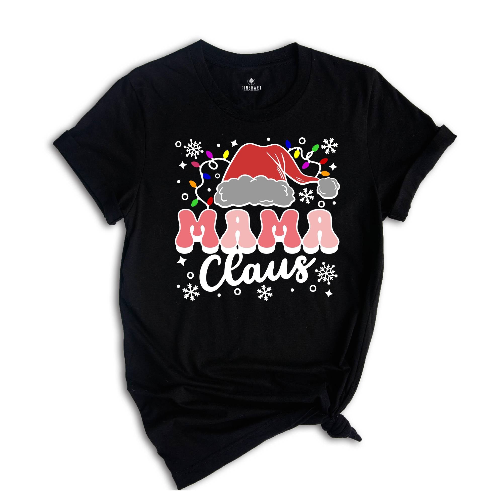 Mama Claus Shirt, Christmas Mom Shirt, Christmas Family Matching T-Shirt, Gift for Mom, Christmas Crew Tee, Christmas Gift