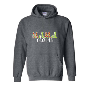 Mama Claus Sweatshirt, Christmas Sweatshirt, Mama Sweatshirt, Xmas Mama Sweatshirt, Cute Mom Sweatshirt, Christmas Mama Gift