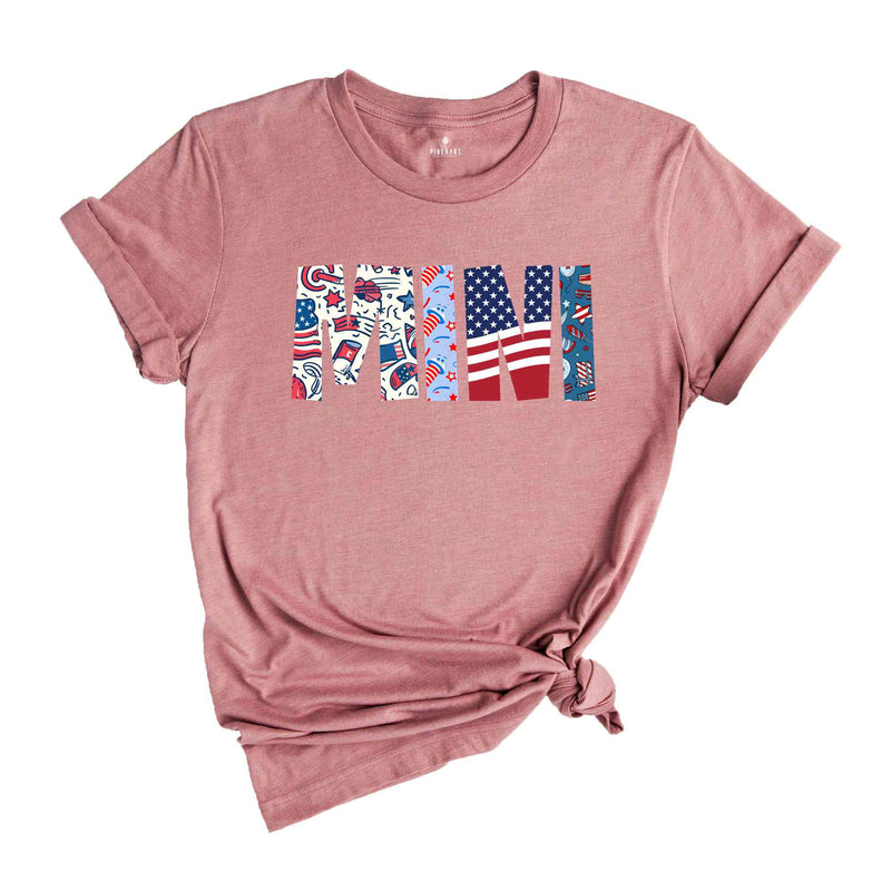 Mama Dad And Mini Shirt, American Family Shirt, Patriotic Shirts, Family 4th of July Shirt Kids fourth of July Shirt, Matching Family Shirt