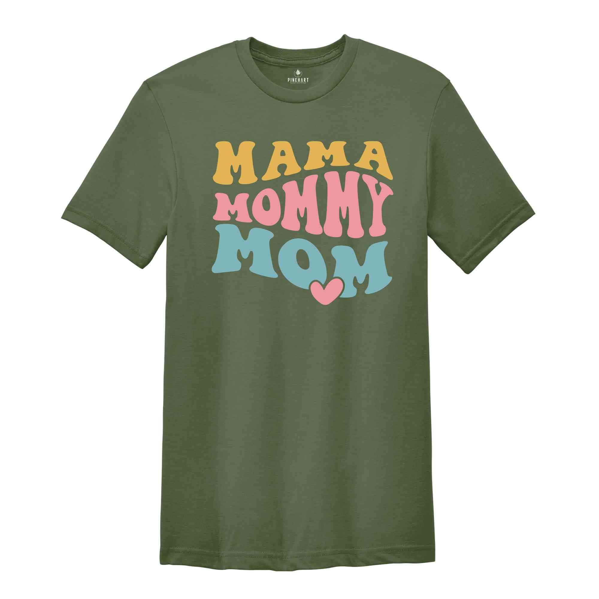 Mama Mommy Mom Bruh Shirt, Cute Mom Shirt, Mother's Day Shirt, Mom Life Shirt, Trendy Mom Shirt, Mama Shirt