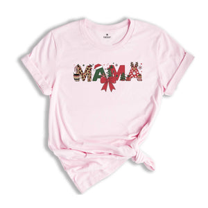 Mama Shirt, Christmas Mom Shirt, Holiday Mom Shirt, Family Christmas Mom, Christmas Mama Shirt, Mama Claus Shirt, Santa Shirt