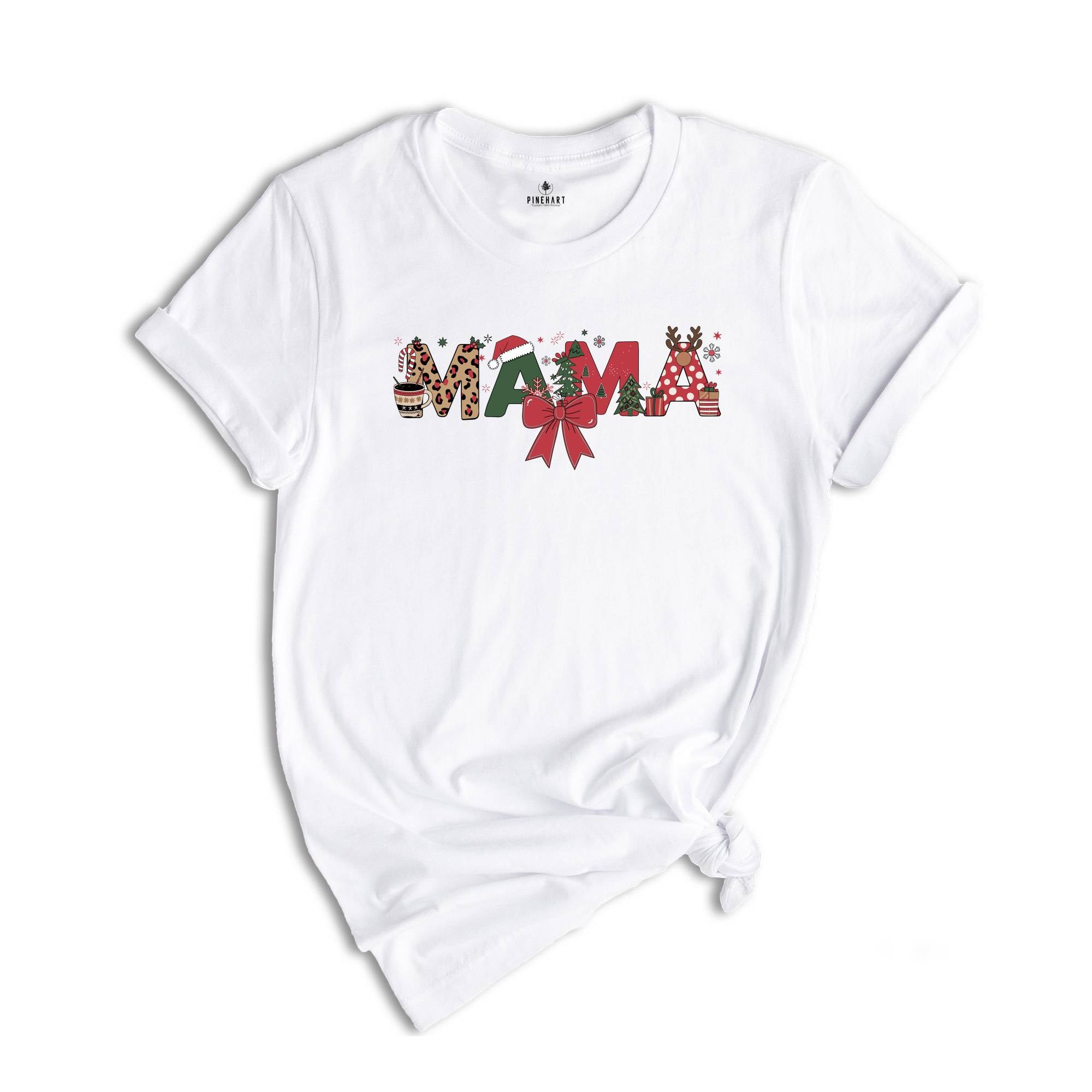 Mama Shirt, Christmas Mom Shirt, Holiday Mom Shirt, Family Christmas Mom, Christmas Mama Shirt, Mama Claus Shirt, Santa Shirt