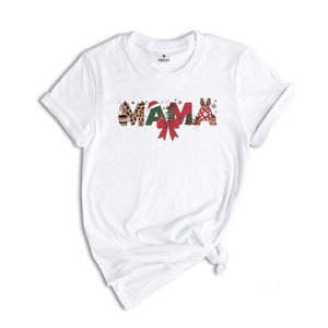 Mama Shirt, Christmas Mom Shirt, Holiday Mom Shirt, Family Christmas Mom, Christmas Mama Shirt, Mama Claus Shirt, Santa Shirt