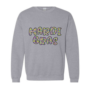 Mardi Gras Sweatshirt, Mardi Gras Pattern, Mardi Gras Celebrations, Mardi Gras Wear, Cute Mardi Sweater