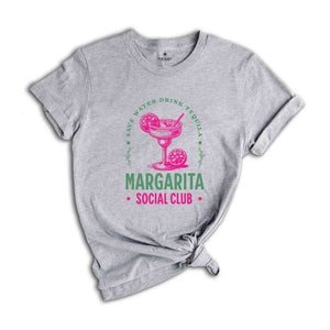 Margarita Social Club T-Shirt, Tequila Tee, Beach Girls Trip Shirt, Vacation Cruise Gifts, Bachelorette Matching Shirts