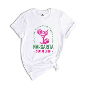 Margarita Social Club T-Shirt, Tequila Tee, Beach Girls Trip Shirt, Vacation Cruise Gifts, Bachelorette Matching Shirts