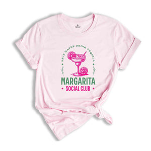 Margarita Social Club T-Shirt, Tequila Tee, Beach Girls Trip Shirt, Vacation Cruise Gifts, Bachelorette Matching Shirts