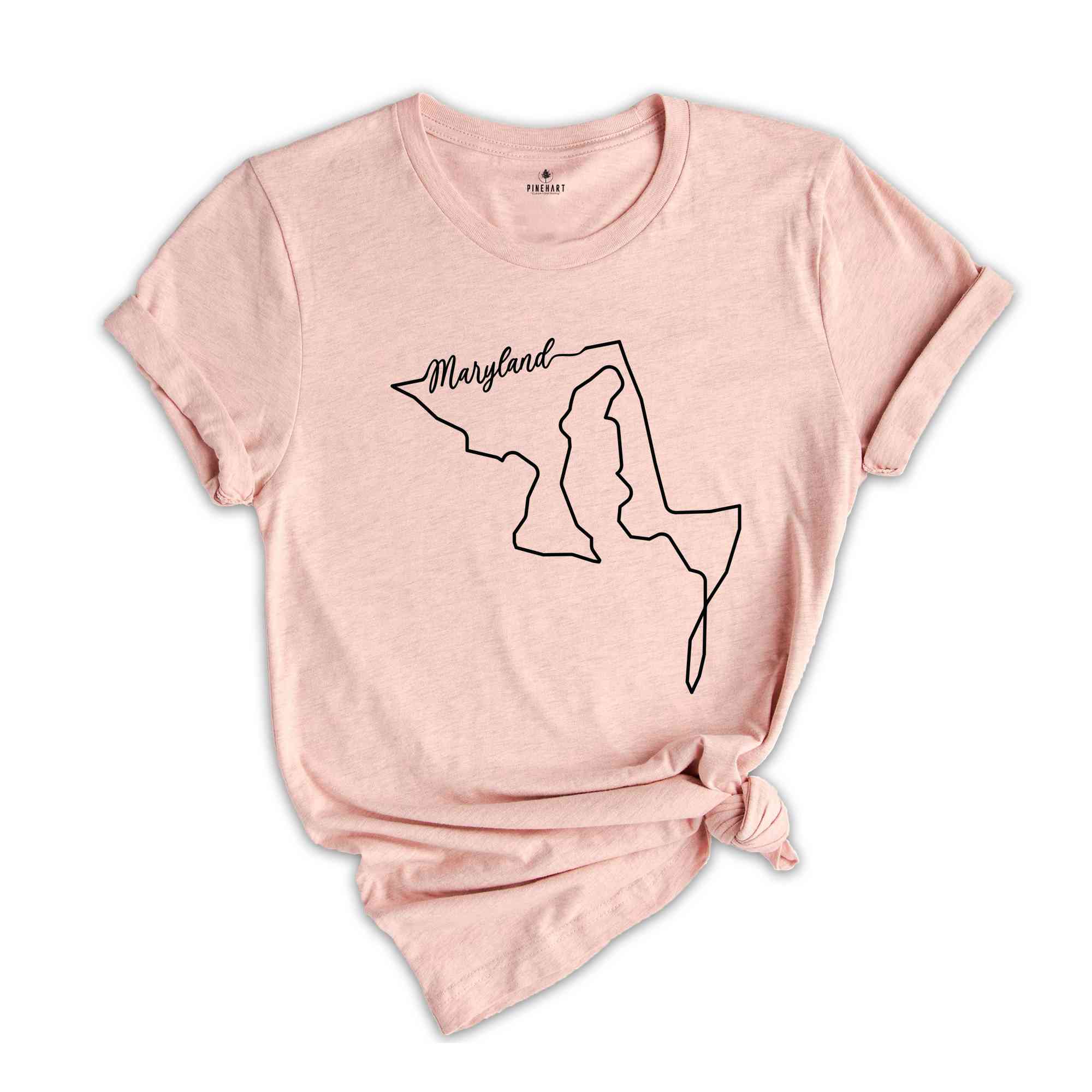 Maryland State Shirt, The USA State Shirt, Maryland USA Shirt, Maryland Map Outline Shirt, US Outline Shirt, United States Shirt